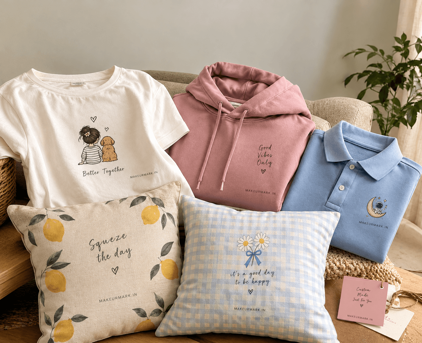 From custom prints to personalized gifts, we make everyday things uniquely yours. ✨